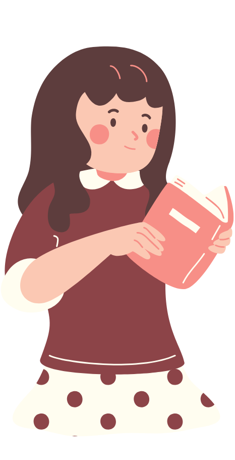 girl reading book